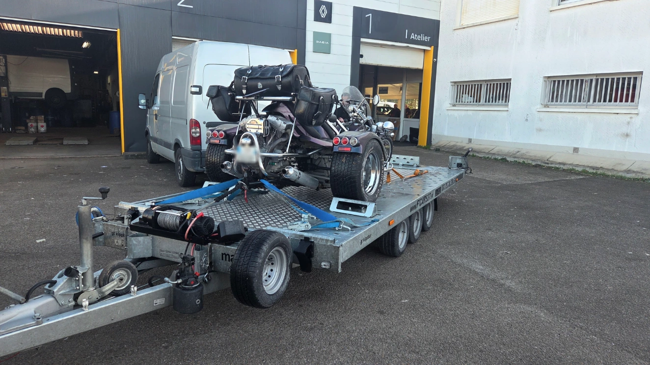 remorquage moto